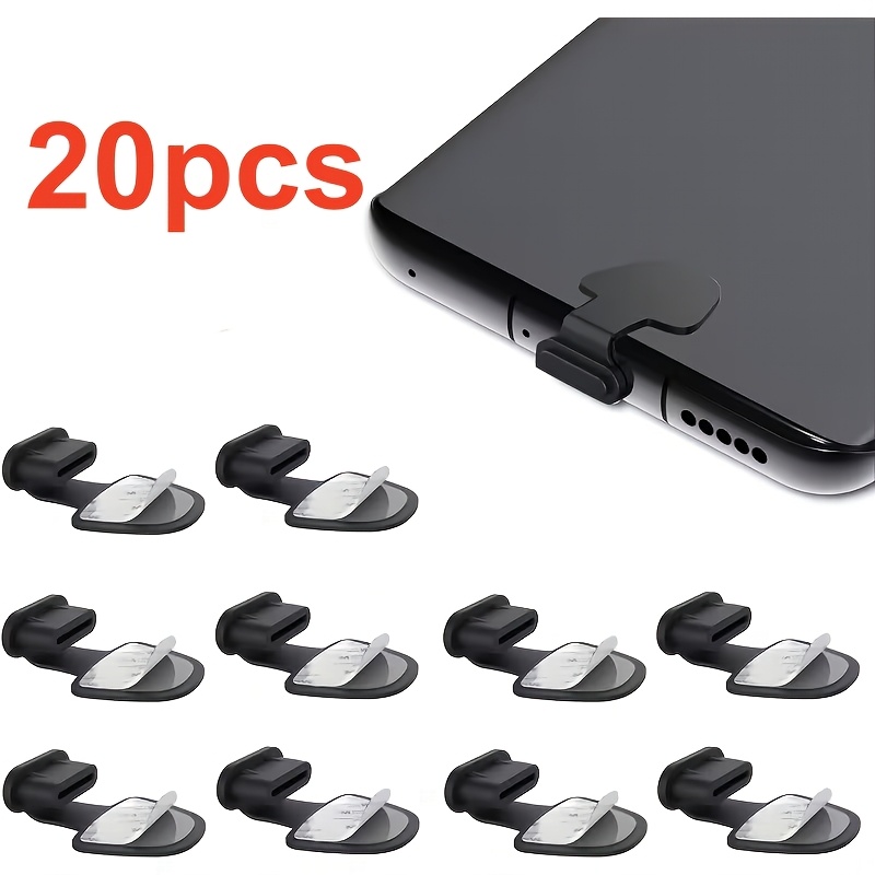 TEMU 20 pezzi Tappi Antipolvere USB C, Copertura Antismarrimento per USB C per Iphone 17 15 16 Series, Nuovo Ipad Mini, Samsung Galaxy, Pixel, Porta
