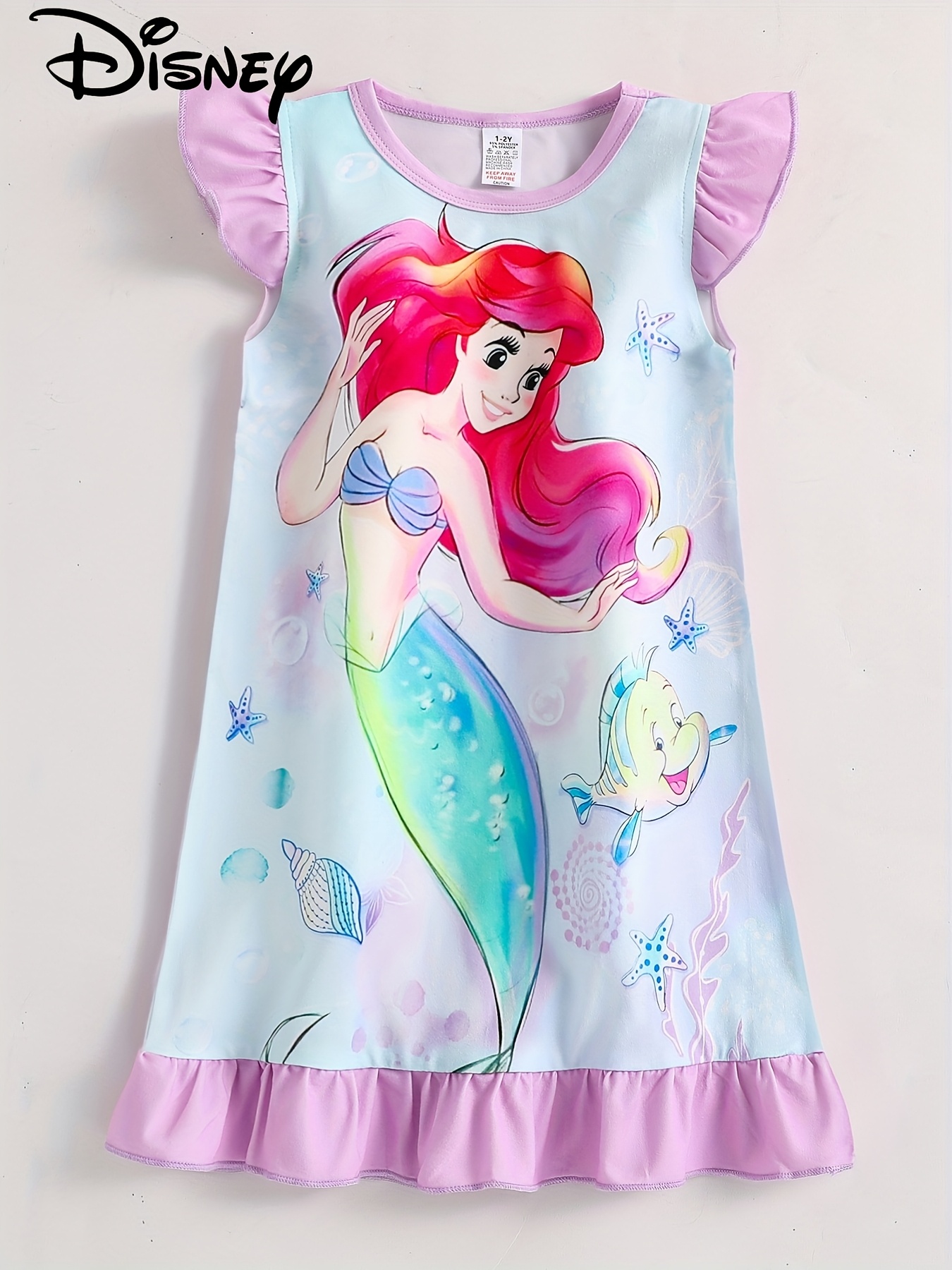 kids mermaid pajamas sold on Temu United States