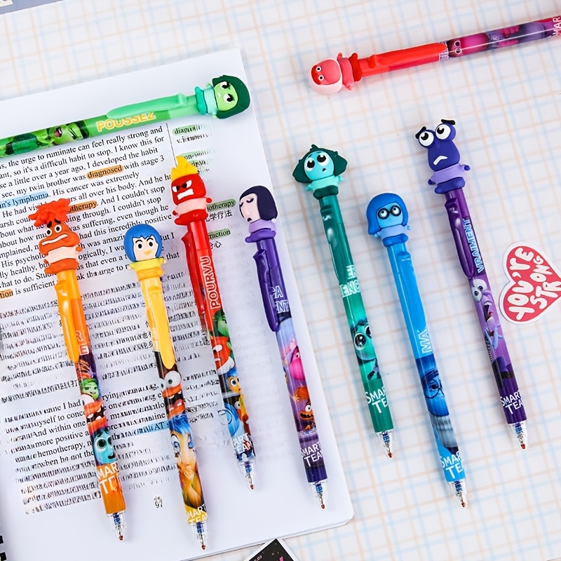   set of 36 new   cartoon brain agent dolls featuring 0 5mm erasable blue retractable pens   stationery gifts Product details 6
