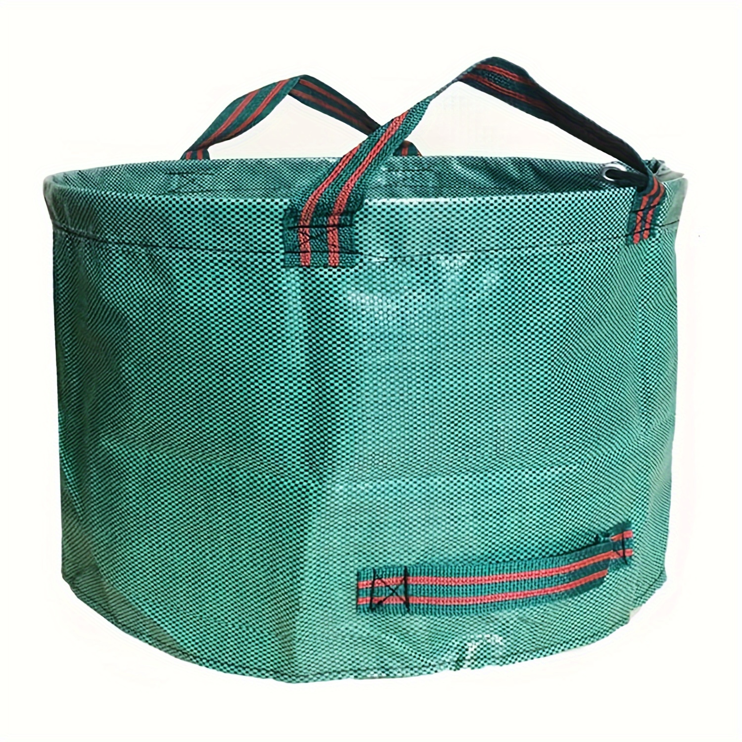 

16-gallon Pp Home Garden Bag With Handles, Reusable Yard Waste Leaf Trash Can, Patio Bag, Lawn Garbage Container, Durable Laundry Storage With Zipper Pocket