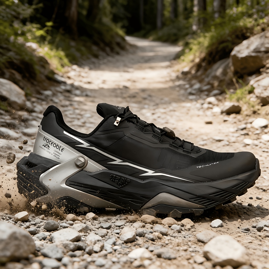 Panyan Wolfcaw Men's Lightweight Breathable Outdoor Sneakers - Shock-Absorbing Anti-Slip Trail Running Shoes with MD Sole Suitable for, Gym, Casual Wear, Low-Top Athletic Footwear for - Use