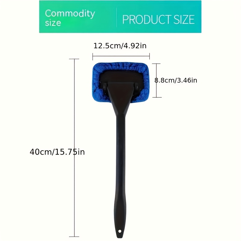 Car Front Windshield Cleaning Brush, Car Interior, Home Dust Removal, Dehumidification, Window Scratching, Towel Sponge and Scratch-Free Cleaning Tool Set