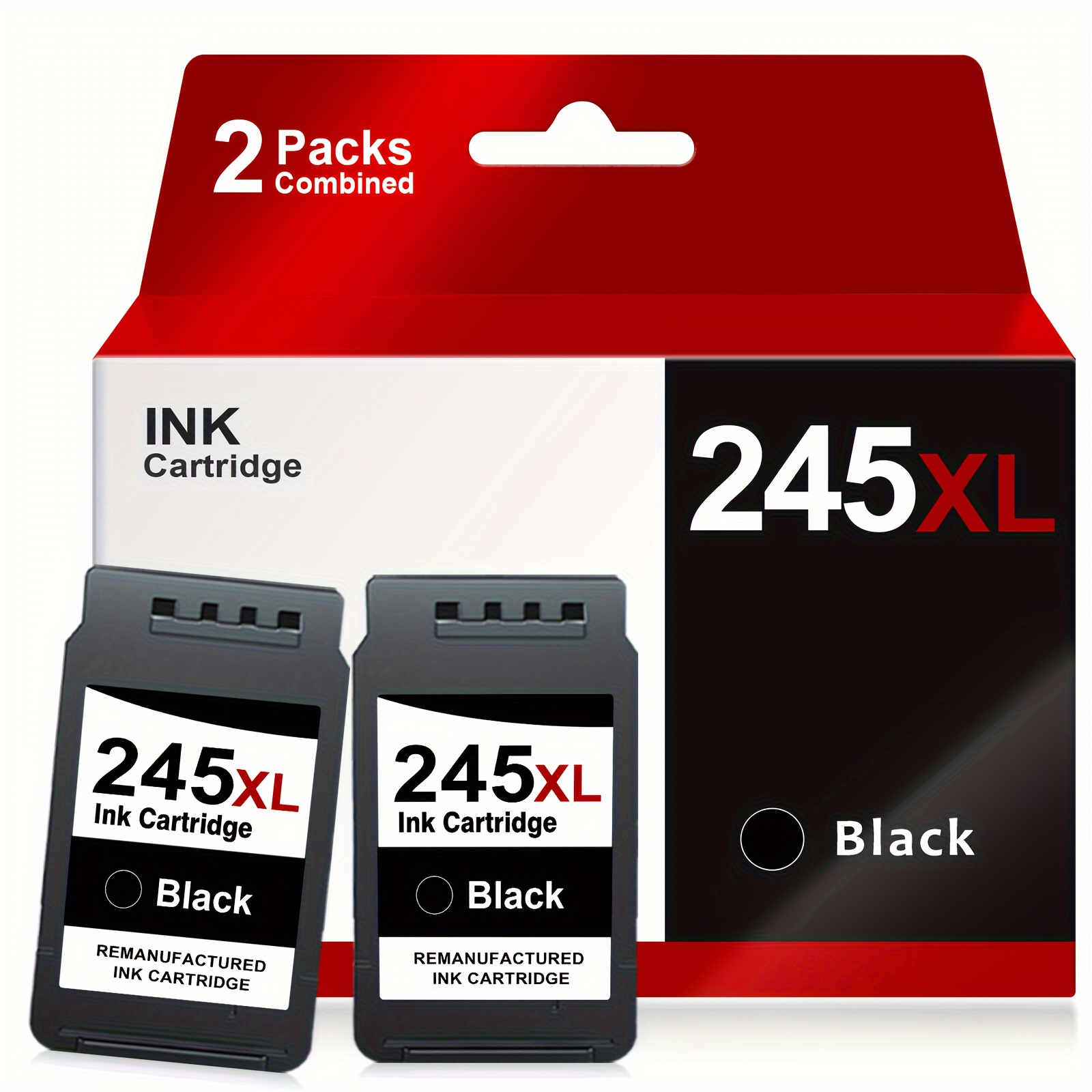 

245xl Ink Cartridge Replacement For Pg-245xl For Mx492 Mx490 Mg2522 Mg2922 Mg2520 Mg2920 Mg2420 Tr4520 Ts3122 Printer Black 2-pack