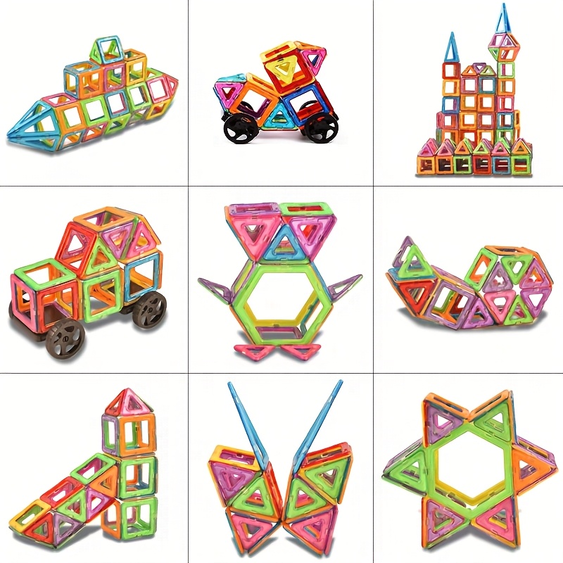 39pcs Magnetic Building Blocks Toy Architecture Game Educational 3D Teaching