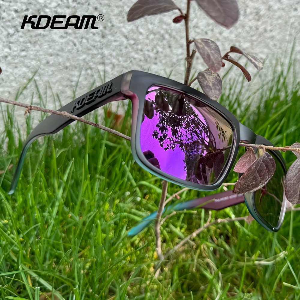 

Kdeam, Versatile Fantasy Cool Square Polarized Fashion Glasses, For Men Women Outdoor Sports Party Vacation Travel Driving Fishing Cycling Supply Photo Prop