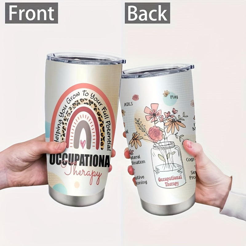 

1pc Occupational Inspirational Steel 20oz And Lid - 304 Insulated Mug For Ot , Appreciation For , , Coworkers