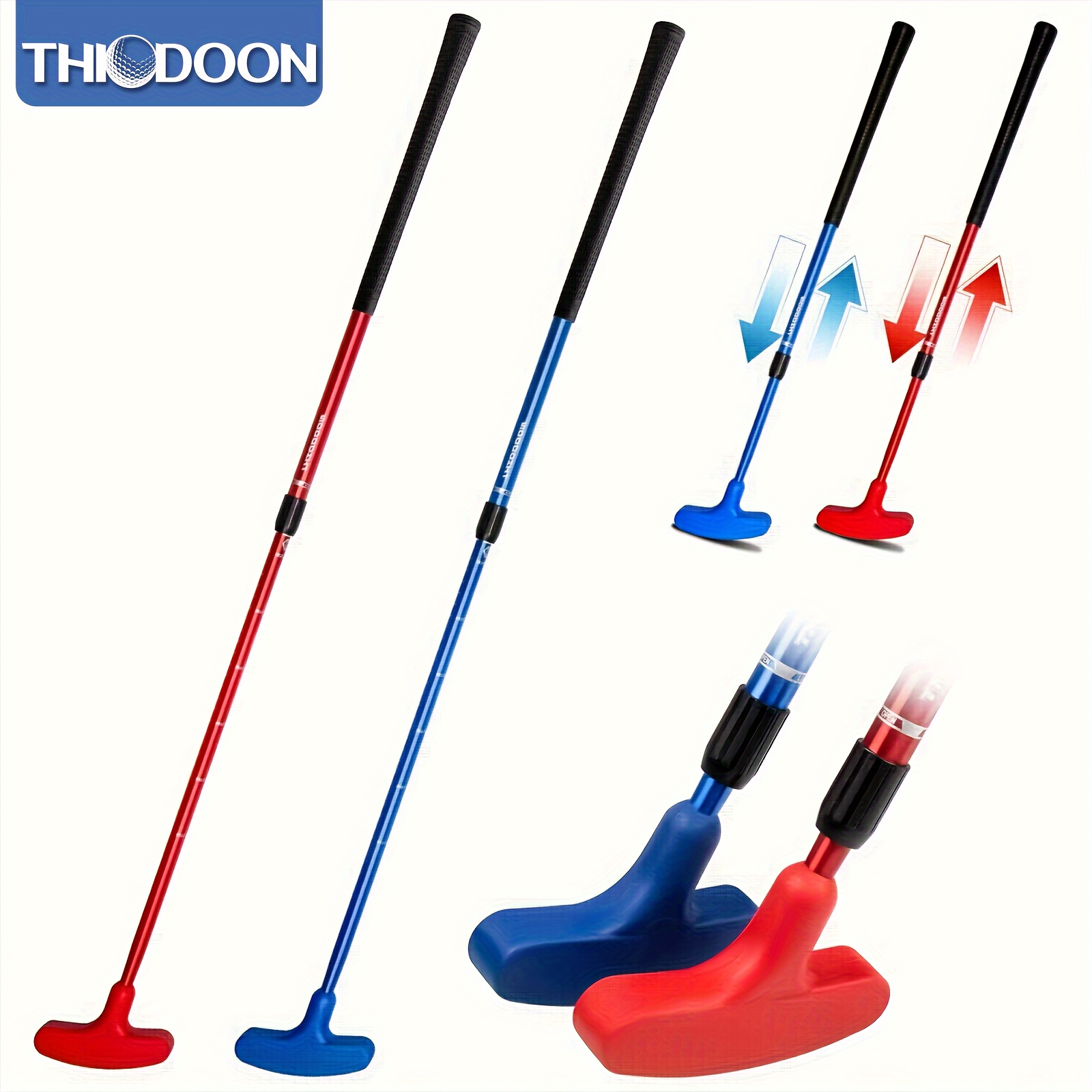 

Thiodoon 2 Pack Golf Putters For Men And Women Putter Mini Golf Putter For Right Or Left Handed Golfers Adjustable Length Golf Putter Suitable For Adults