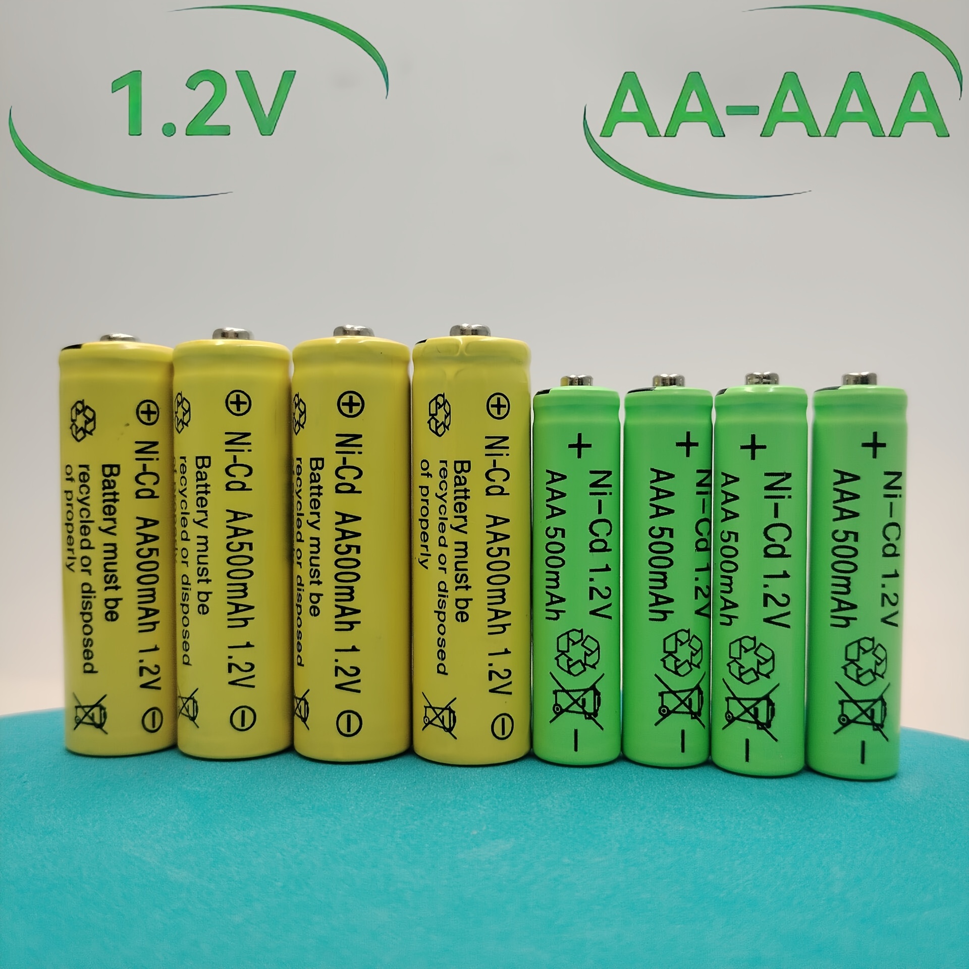 

Rechargeable Battery Set: 8pcs 1.2v Ni Cd Aa-aaa700mah + Transparent Storage Box - Perfect For Radio-controlled Car!