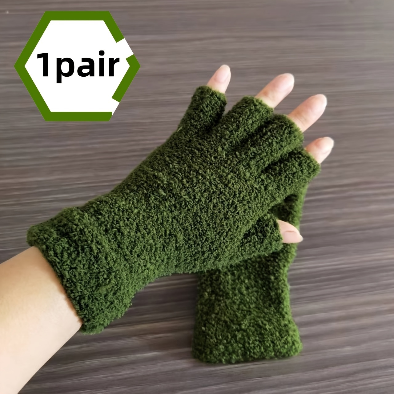 TEMU 1 Paar Dames Winterhandschoenen - Thermische Handschoenen met Verlengde Pols & Manchet, Zachte Koude Weer Handschoenen voor Skiën, Wandelen,