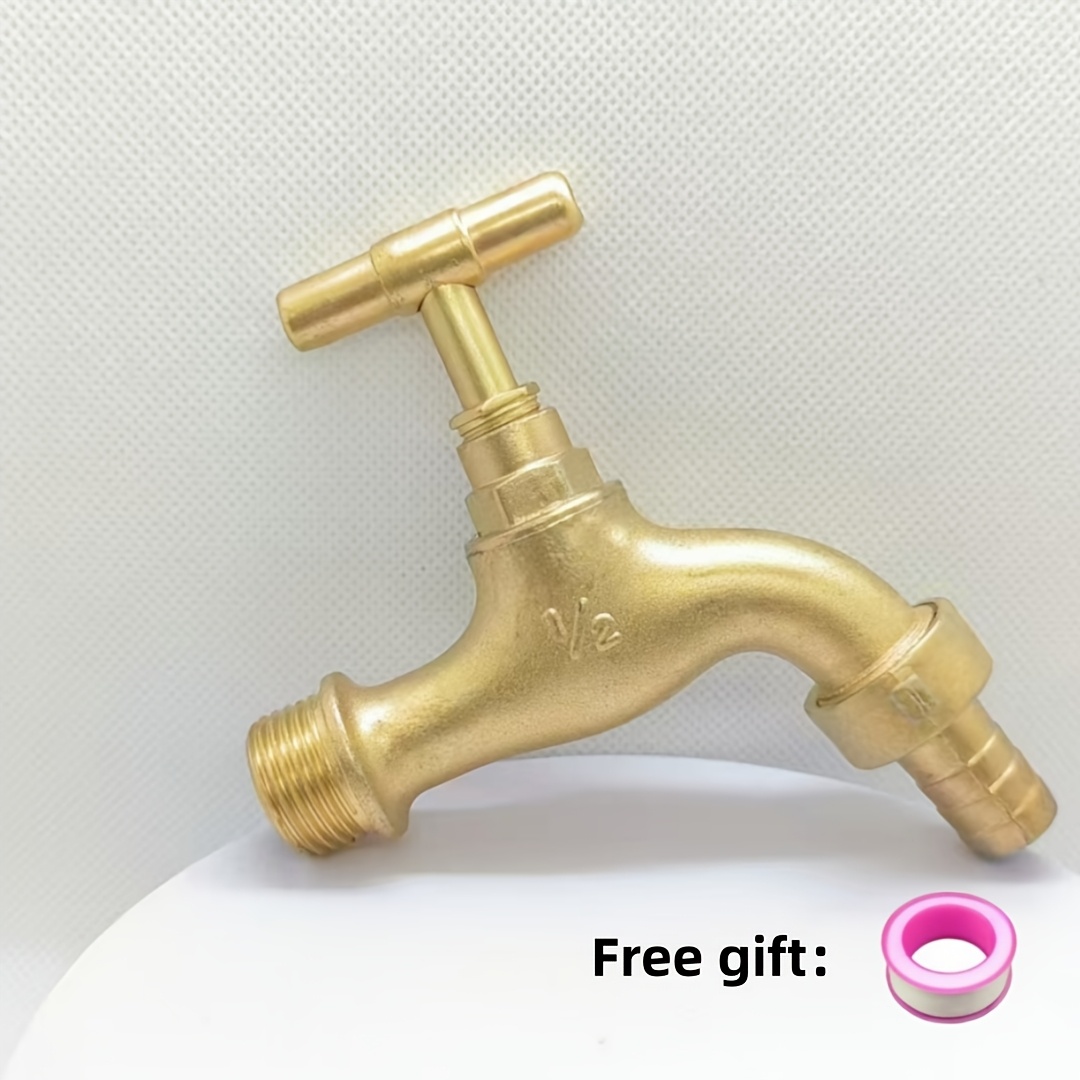Outdoor Car Washing And Watering Faucet, 4-Point 6-Point Small Nozzle Quick-Opening Multi-Functional Water-Saving Valve, Household Fully Automatic Washing Machine Special Faucet