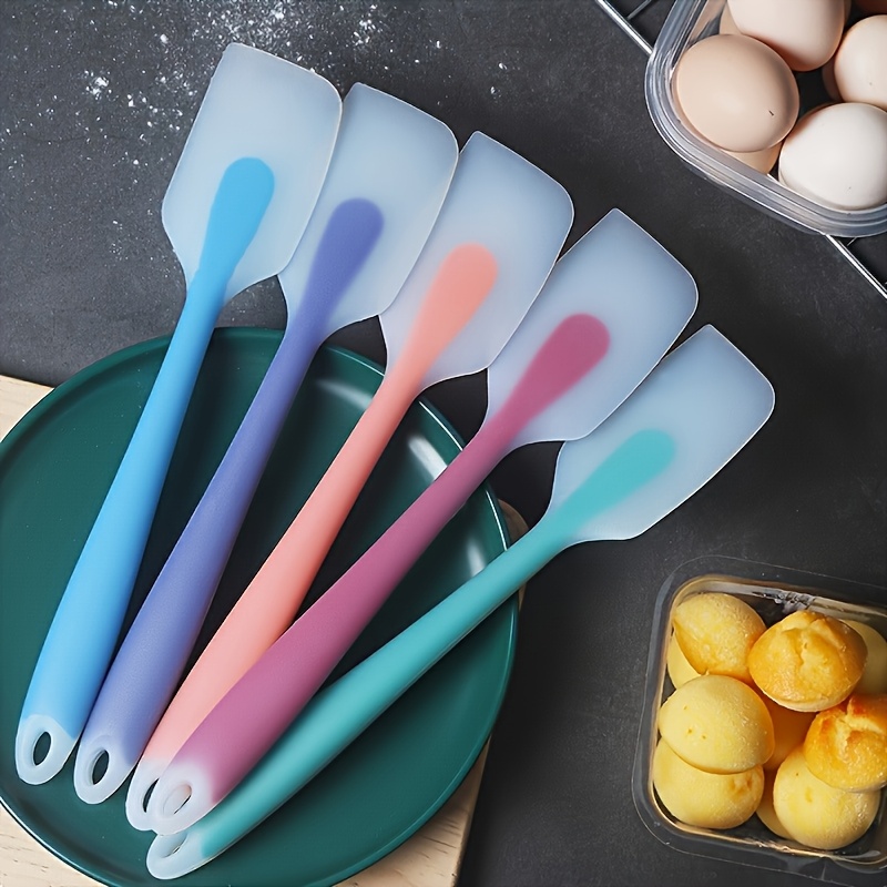 

1 Set Premium Silicone Spatula Set - , Heat Resistant Kitchen Utensils For Cooking, Baking, Flipping - Food Grade, Dishwasher Safe