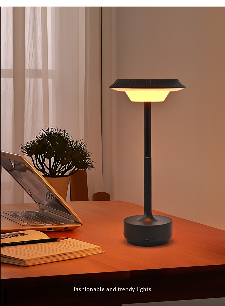 controlled usb rechargeable table lamp versatile for bedroom living room dining outdoor use details 0