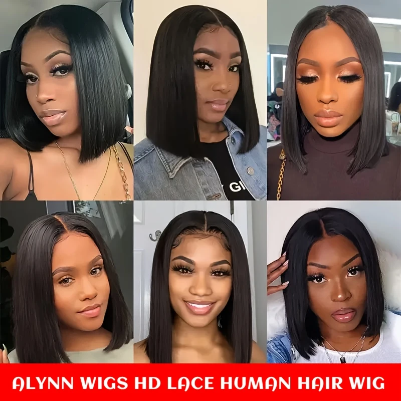 bob wig huamn hair glueless wigs 250 13x6 full straight human hair wigs hd straight lace frontal wig brazilian long bone straight human hair lace front wigs for women 1 human hair wig with baby hair details 8
