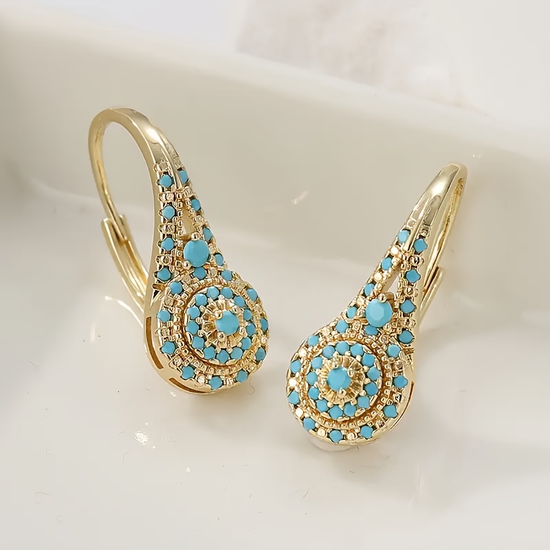 TEMU Pendientes de de elegantes y con estilo de grado 5G - Joyería de de , adecuados para ocasiones y formales, joyería de lujo asequible, estilo