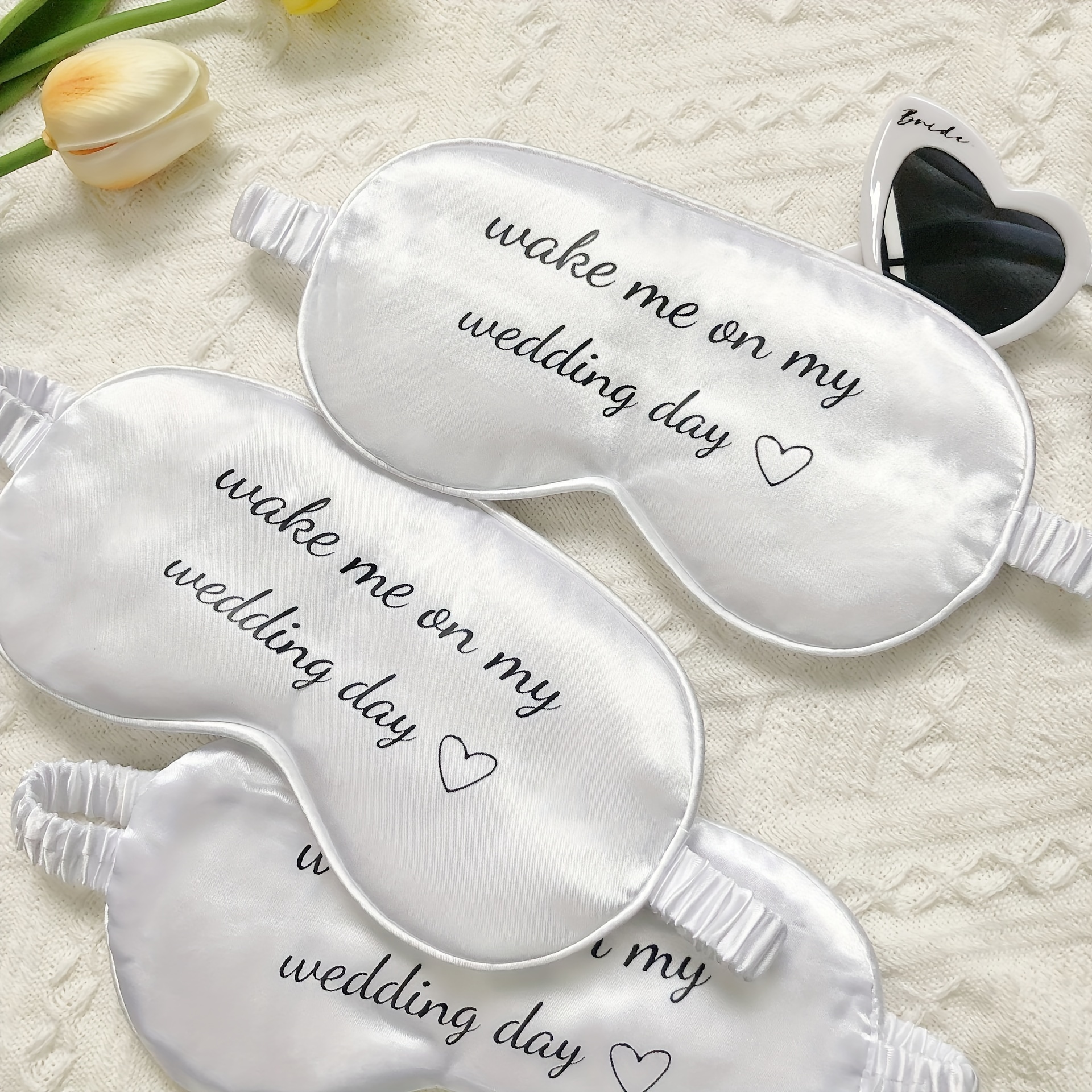 

1pc, Wake Me On My Wedding Day Eye Mask Wedding Bachelor Party Game Prop Funny Wedding Gift Bride Shower Favor