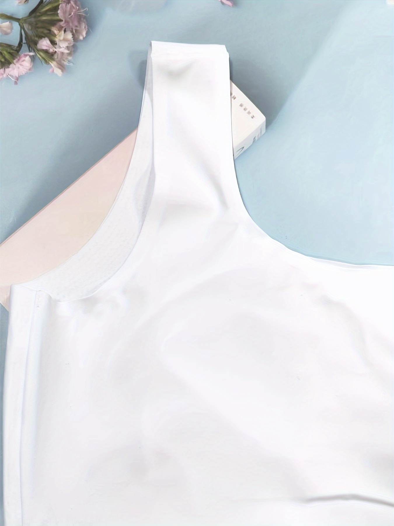 Women's Simple Shapewear Top, Plus Size Solid Seamless Round Neck Tummy Control Slim Fit Tank Top