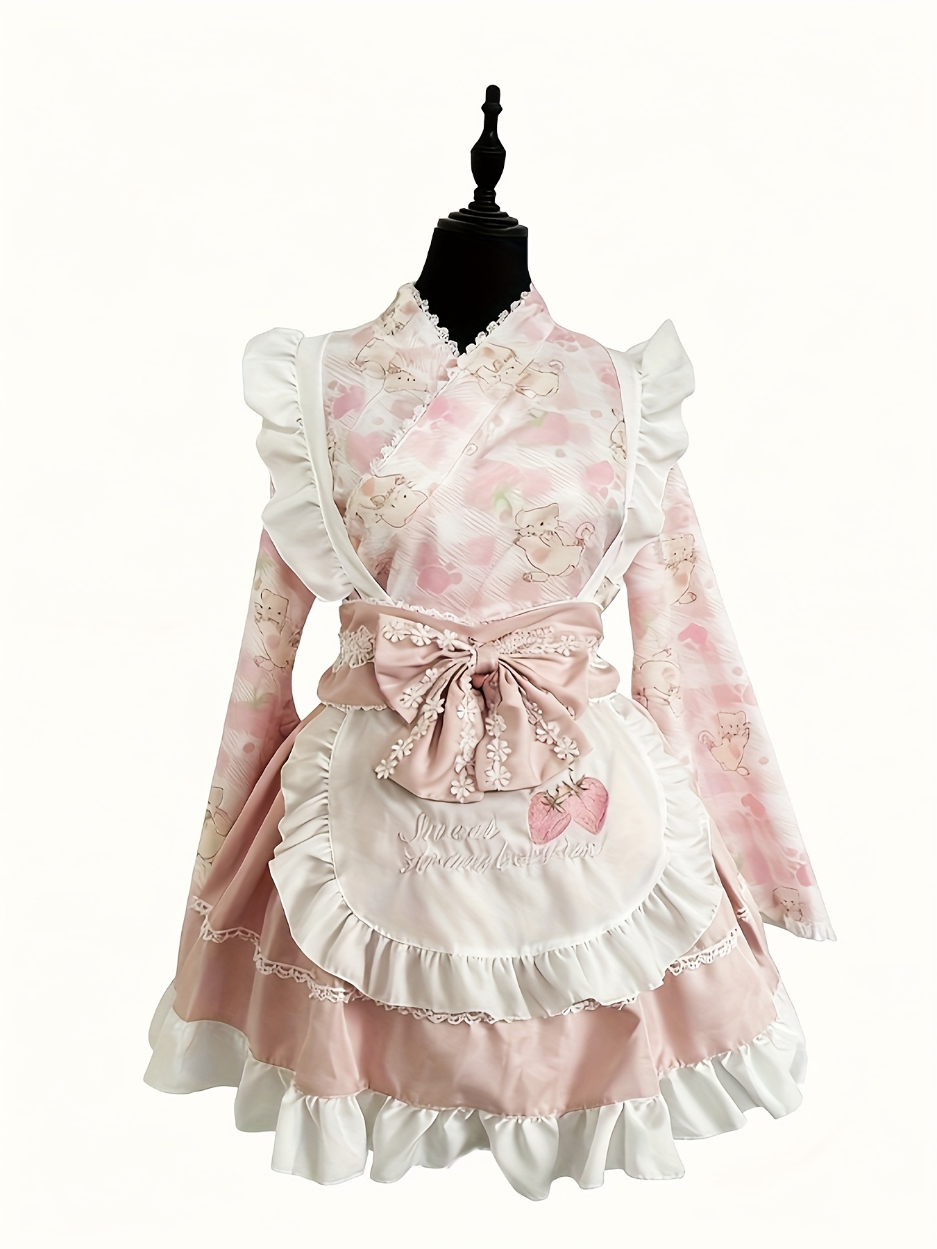 chinese dress ladies Gothic Red Demon Anime Lolita Dress, Polyester / M main image 1