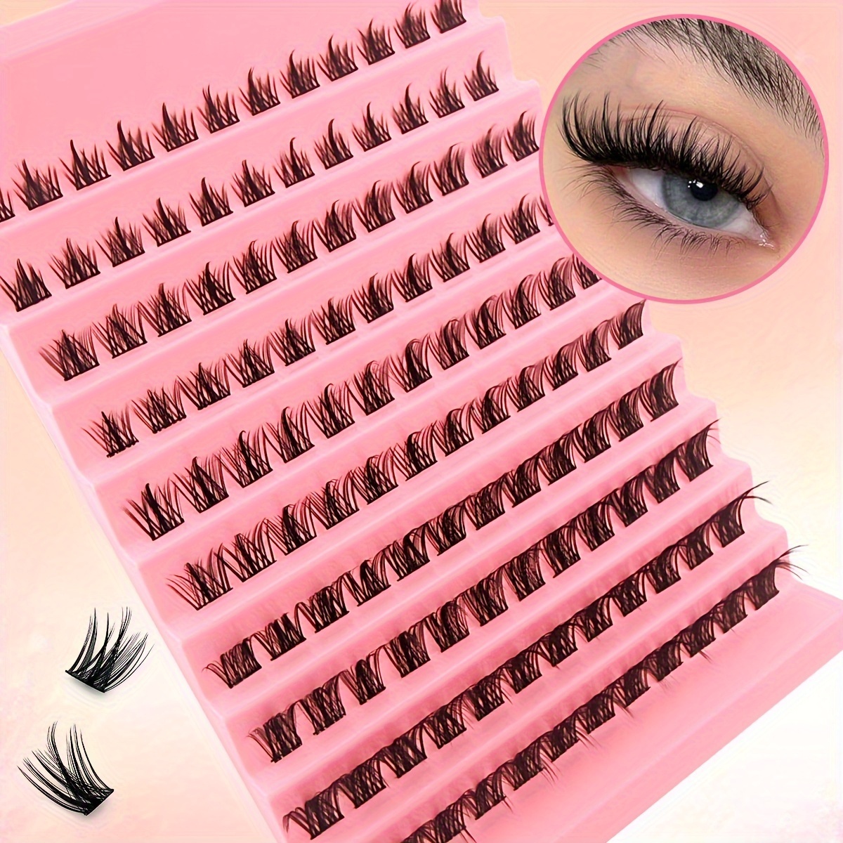 

[ ] 120 Of And Fluffy False Eyelashes For Diy Mixing Lengths 8-16mm Imitation False Eyelashes