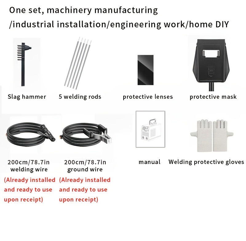 household mini welding machine 110v small fully automatic inverter portable welding machine multiple sets convenient and easy to details 5