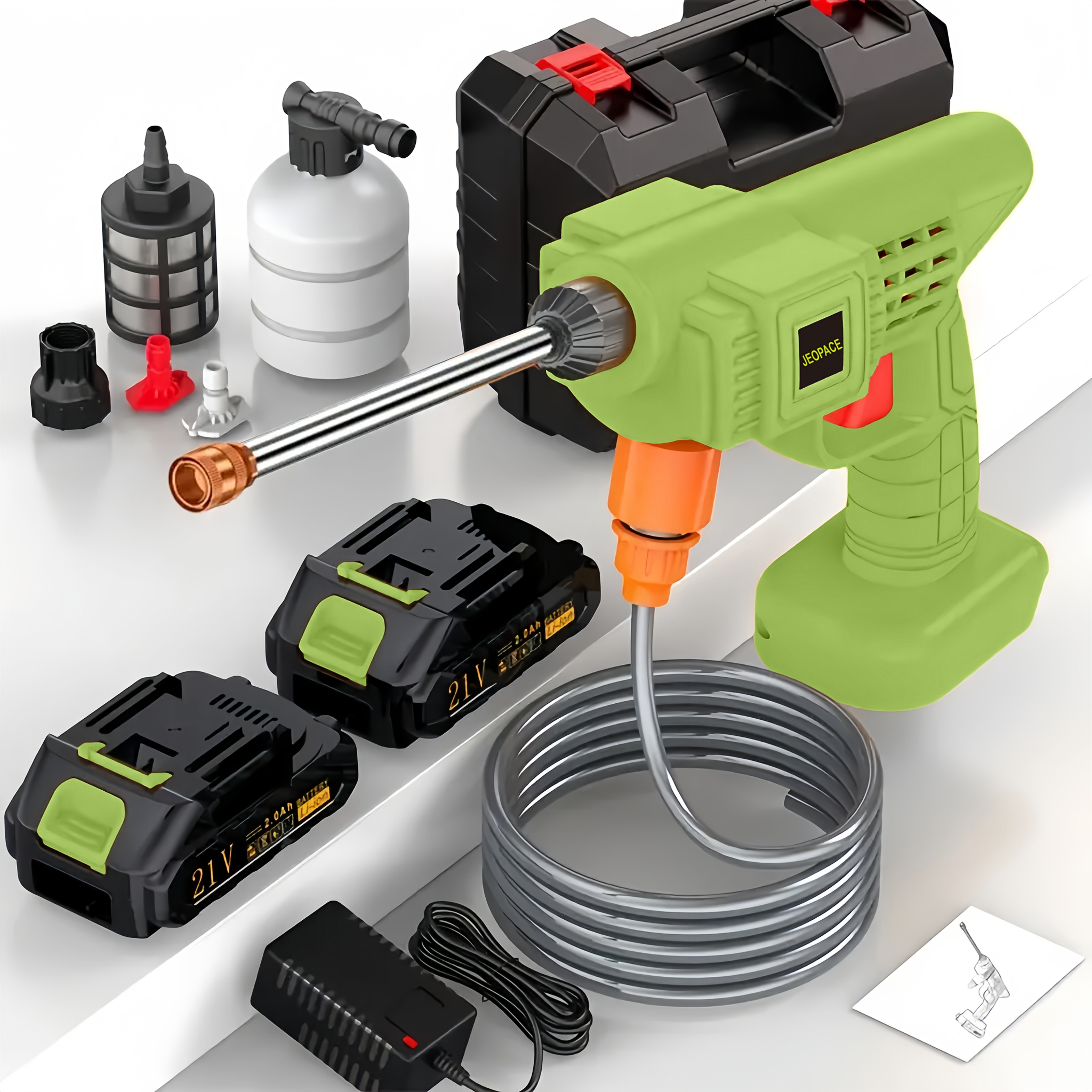 cordless pressure washer quick connect hose nozzle heavy - Temu