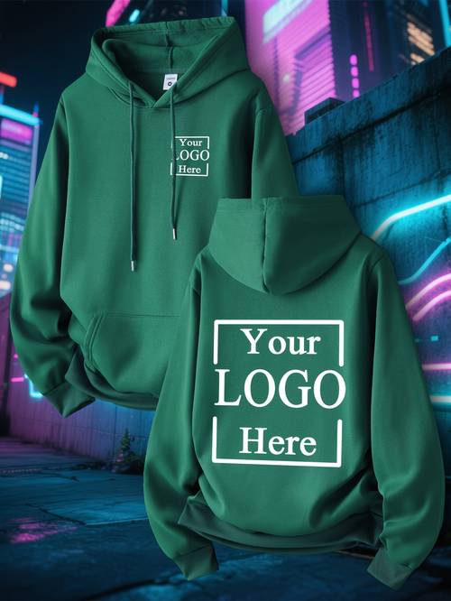 customizable mens fleece hoodie design front and loose fit with pocket knitted fabric suitable for daily wear and sports casual hoodie print design knitted construction sweater hoodie