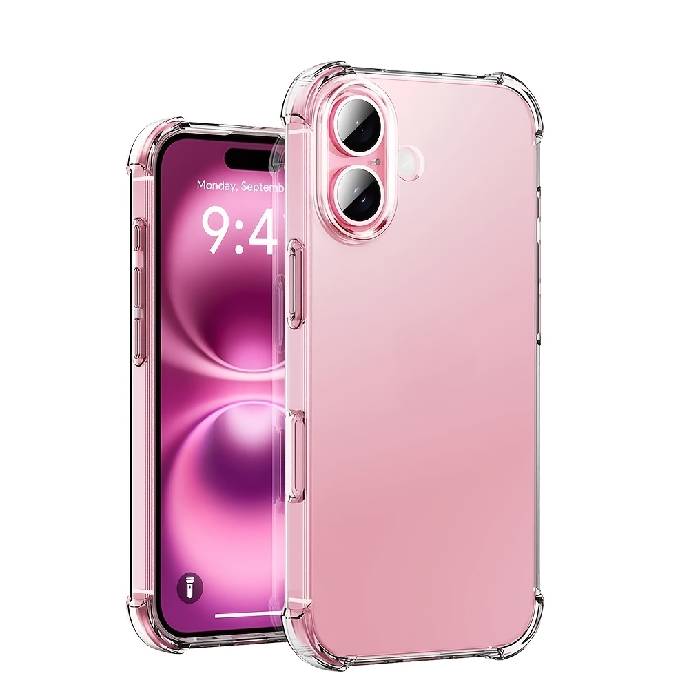 TEMU Telefoonhoesje - 2026 Schokbestendig Telefoonhoesje voor iPhone 17 16 15 14 13 12 11 Xs Max XR X 8 7 Plus Achterkant