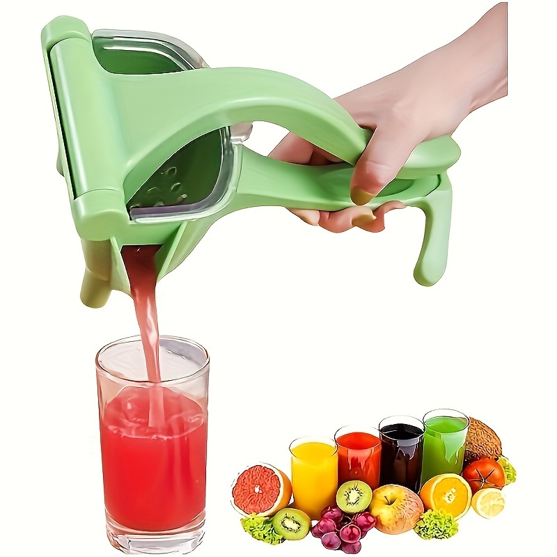 1pc portable manual citrus juicer   plastic hand squeezer for oranges lemons     fruit press for fresh juice at home details 0