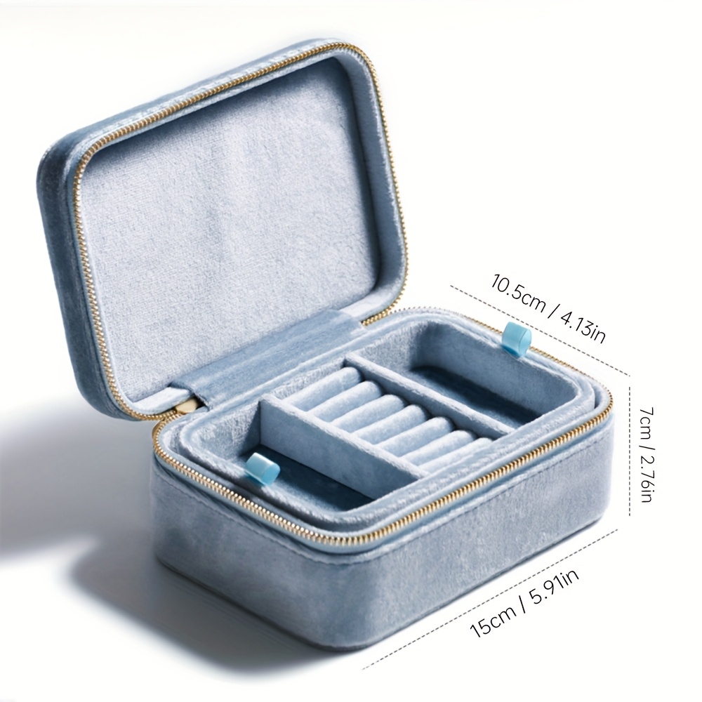 Personalized Jewelry Organizer with Velvet Interior