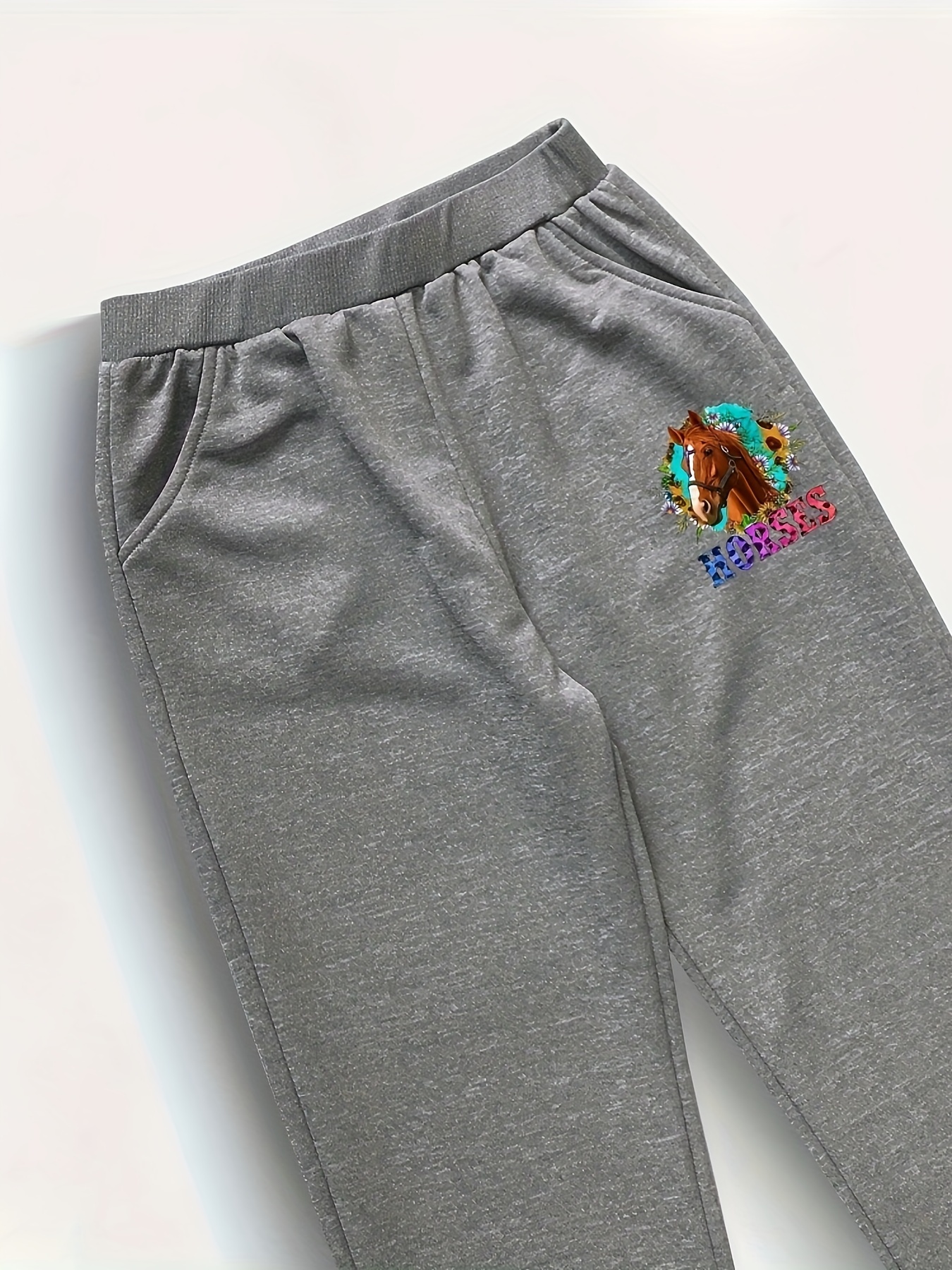 Horse Lover Joggers for Women Sweatpants for Teen Girls Horses Fleece  Joggers X-Small Gray
