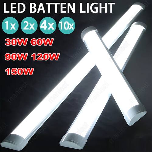 led strip lights in pack sizes and lengths for garage and workshop lighting