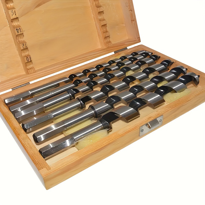 

6pcs High-quality Wood Drill Bit Set - Woodworking Tools And Diy Projects