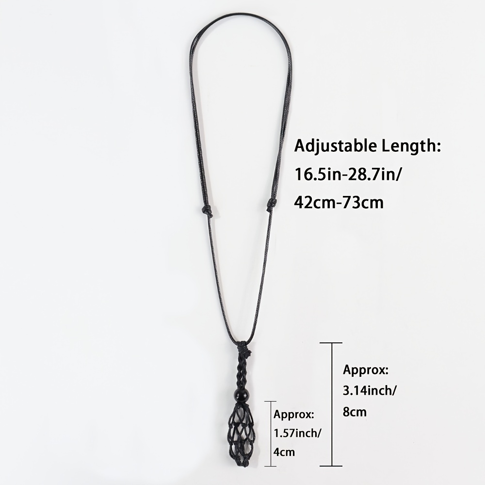 Necklace Cord Empty Stone Holder for Bohemian Necklace Making