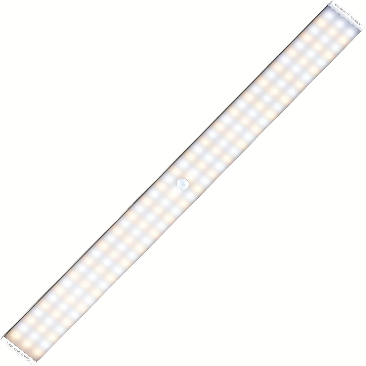 TEMU 132 LED Éclairage Sous Meuble | Rechargeable Dimmable 3 Températures de Couleur Détecteur de Mouvement Lampe de Placard, Fil, Longue Autonomie,
