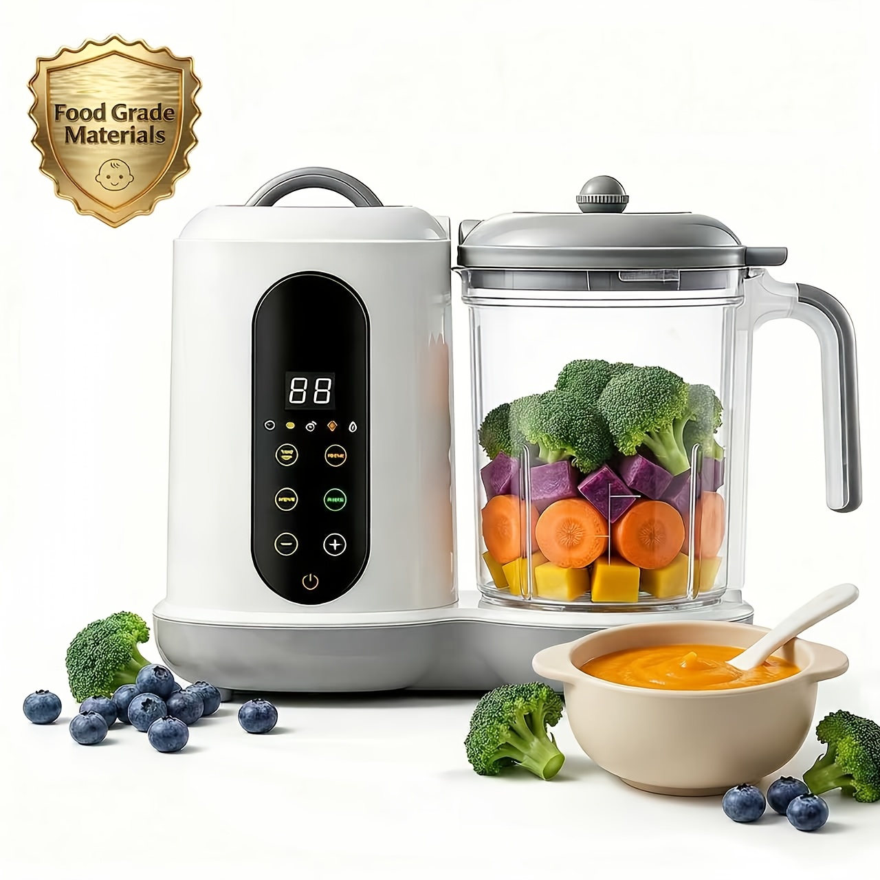 Food Maker, 4-In-1 Steamer Blender And Food Processor with Auto... product image 2