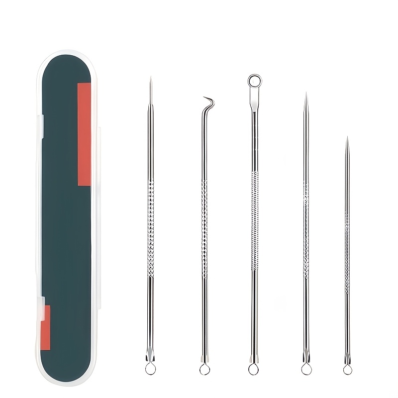 TEMU Ensemble de nettoyage multifonctionnel 5 pièces, outil de nettoyage des pores avec crochet, idéal pour , l'été, , l'hiver, cadeau idéal, cadeau