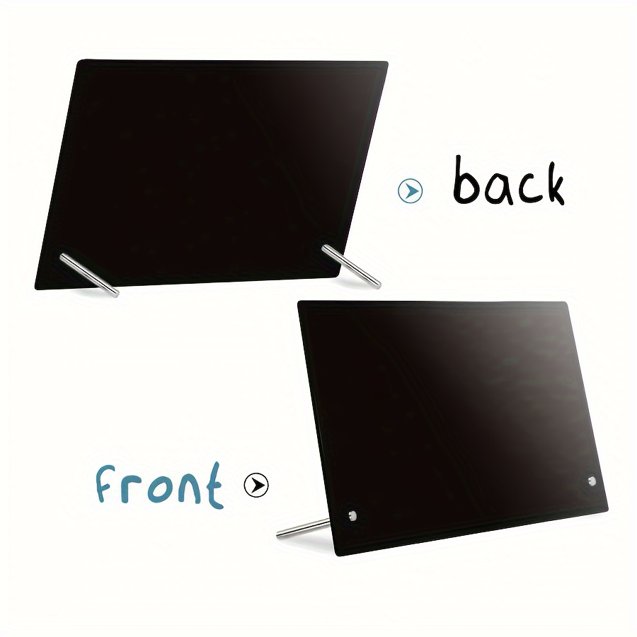 Acrylic Planning Board Stand Dry Erase Desktop Memo Pad Temu