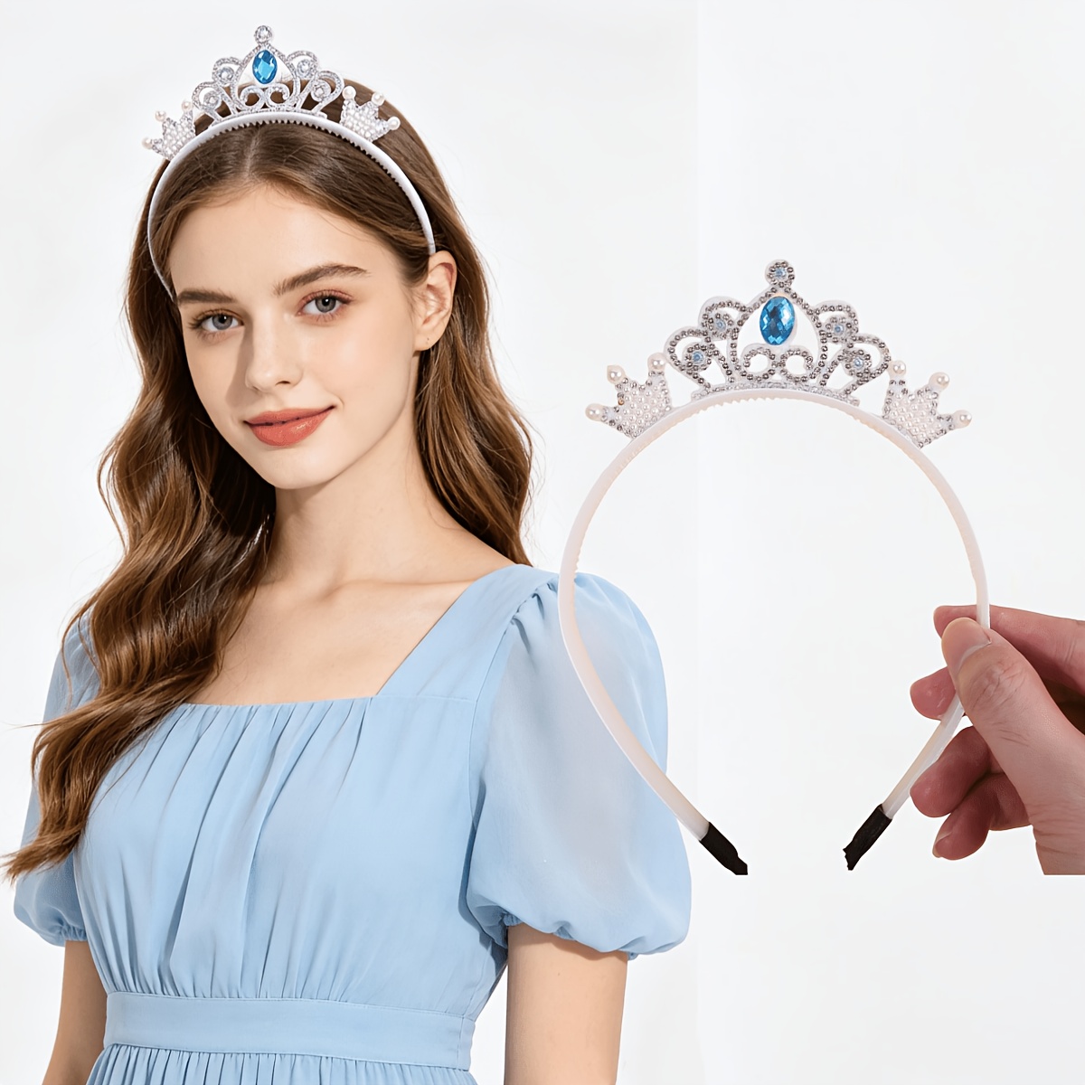 tiaras and crowns sold on Temu Canada