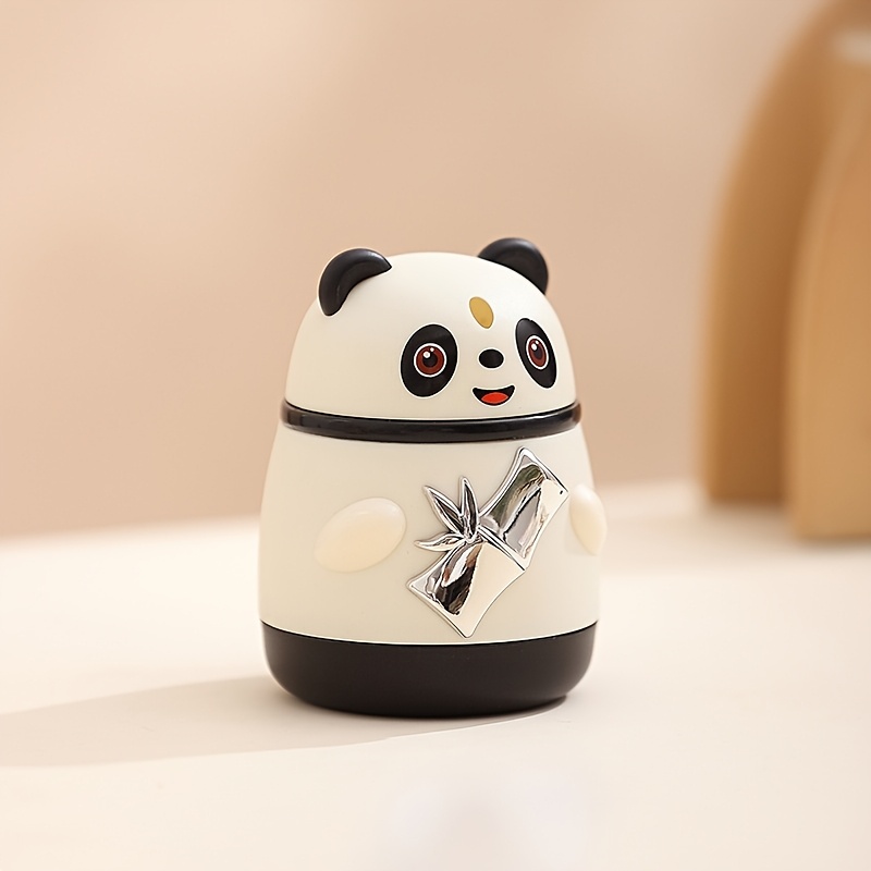 Image of 2026 New Style Toothpick Holder Panda Cat New Year Creative Automatic Pop-up Toothpick Box Cartoon National Push Toothpick Jar Toothpick Bottle, Best For Christmas