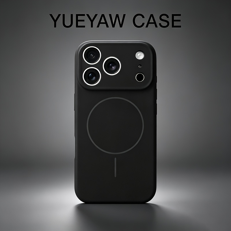 TEMU Phone Case - Original Liquid Magnetic Wireless Charge Case For Iphone 17 For Matte Cover, Phone Case, Compatible, Minimalist Cover, Modern Phone