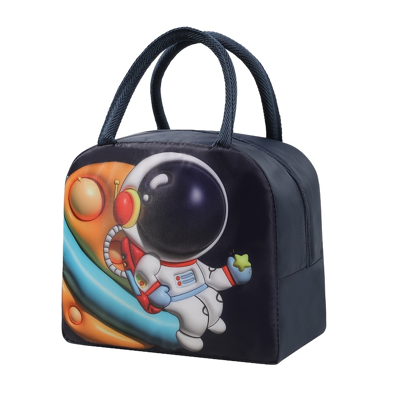 3d Lunch Bag Handbag Lunch Carrier Insulated Bag For Work Lunch Bag Lunch Box Bag Insulated Bag Insulated Box Non-food Contact