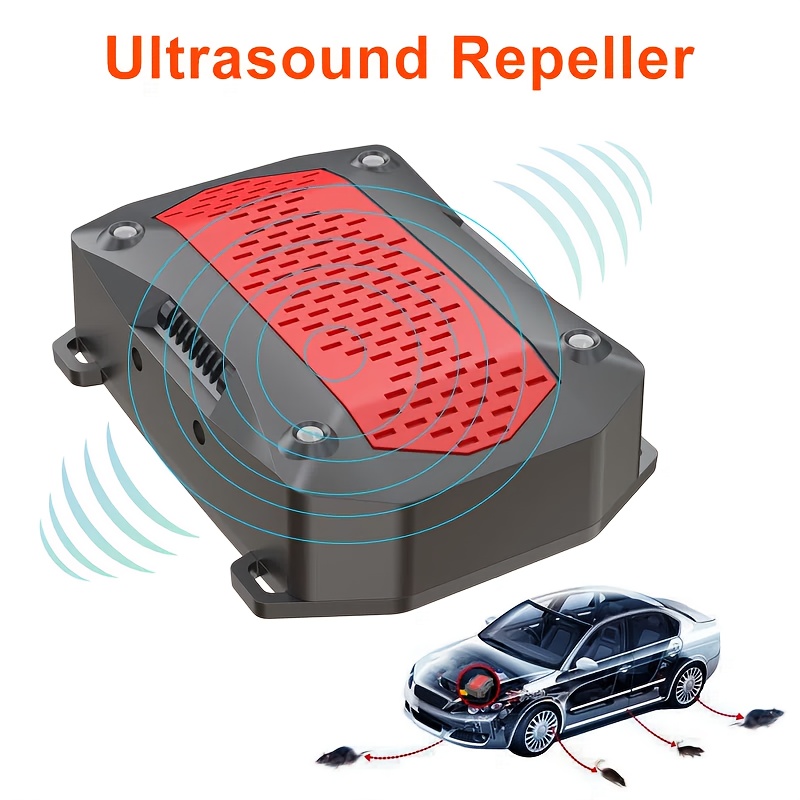 * Ultraschall-Mausabwehr für den Auto, mit mehreren  Stromversorgungsoptionen. * für Zuhause und Auto, Haushalts-Mausabwehr