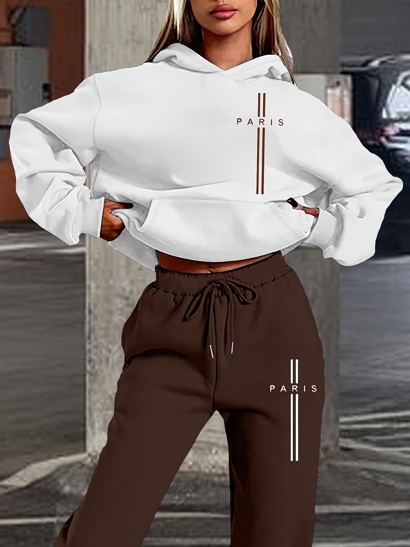 conjunto deportivo moda mujer otoño invierno Temu Ecuador