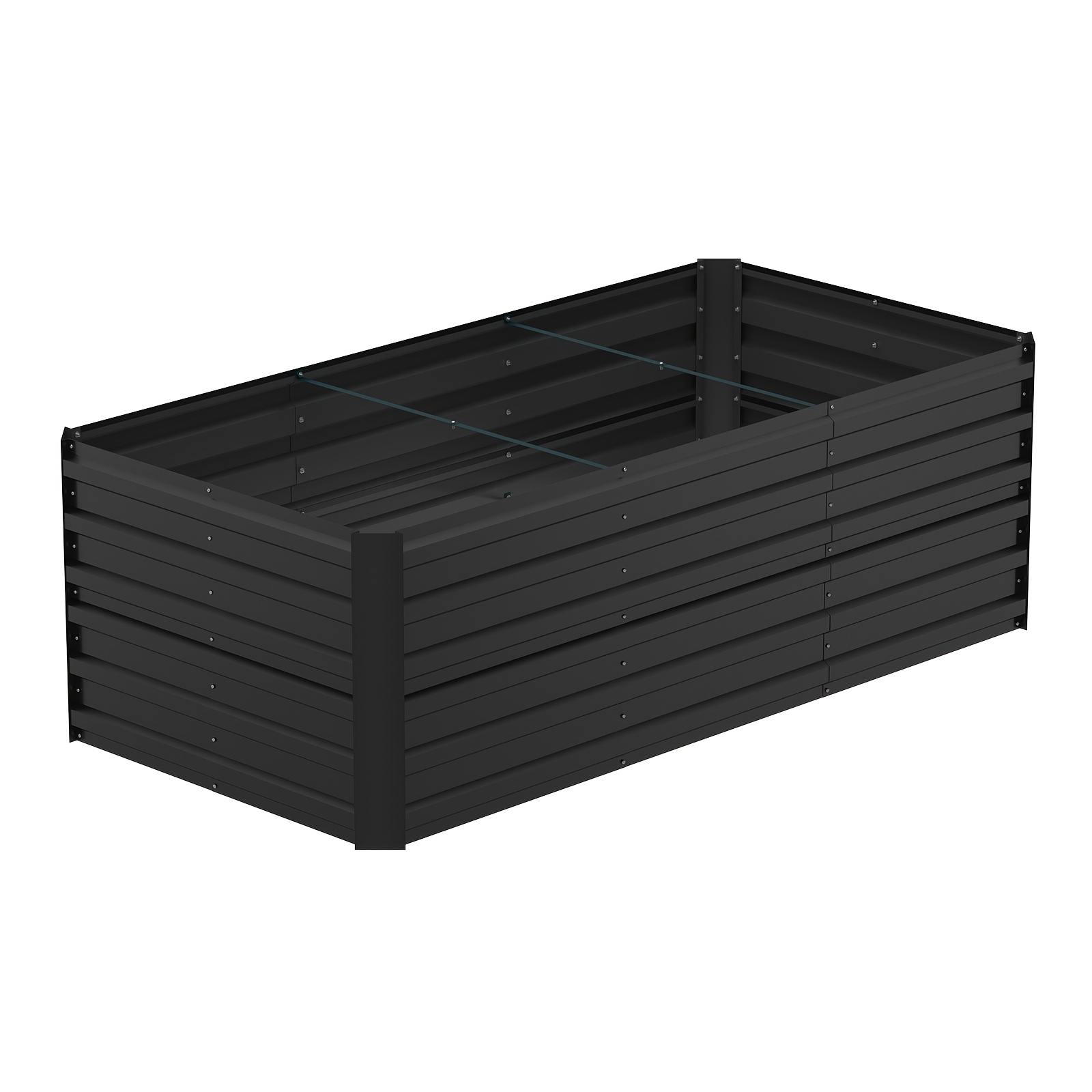 E-shop Kidsbuddy Hochbeet Kräuterbeet Gemüsebeet Rechteckiger silbriger Pflanzkasten Kalthaube Vermehrungsbeet Garten zum von Gemüse, Blumen, Kräutern,