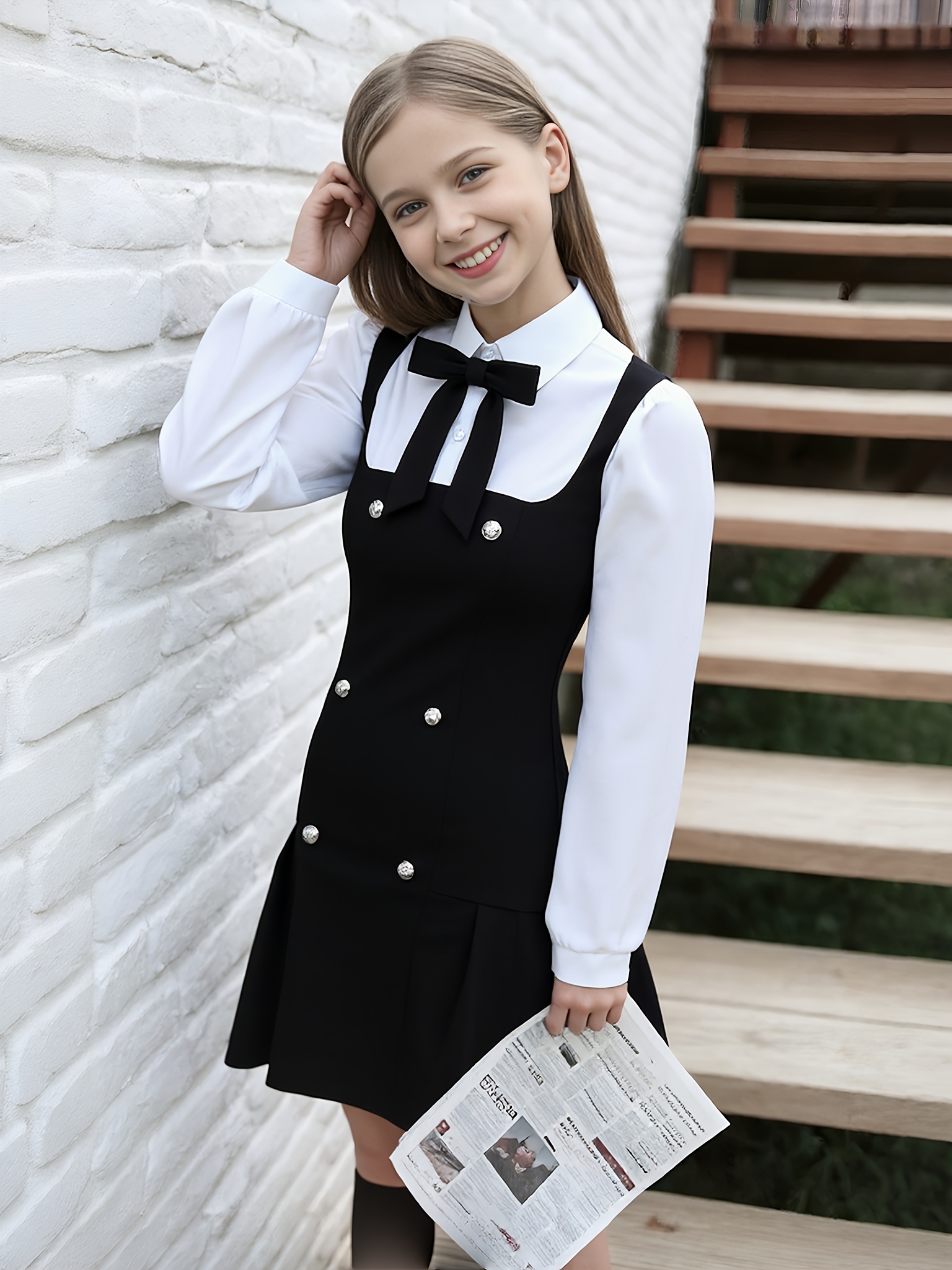 blue dress for baby girl Berylove Women Black Tie Dress with Slit Spaghetti Straps Sheath Long Formal Dress, Black / US6 main image 0