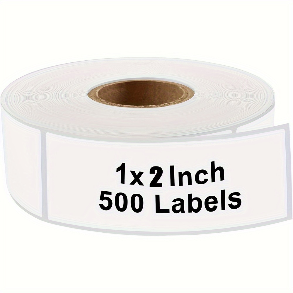 

500/1000pcs Removable Labels, 1"x2" Removable For And Jar Labels, For And Pantry Organization, No Scrubbing, No Residue, 1 Roll