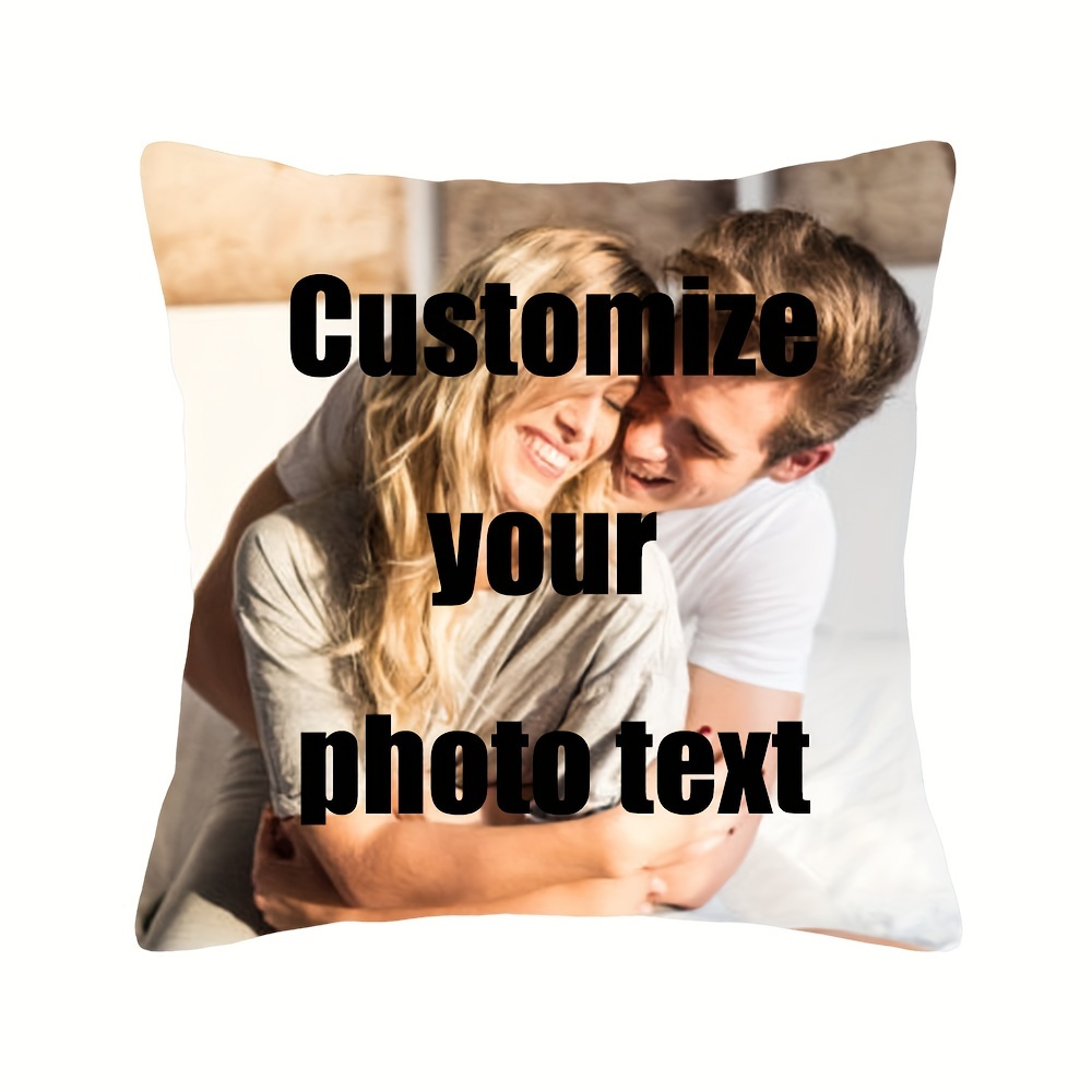 

1pc Customize Your Own Plush Short Pillows (without Pillowcase) For Christmas, Halloween, Thanksgiving, Valentine's Day, Father's Day, New Year Gifts, Gift Giving, And Back To School Season