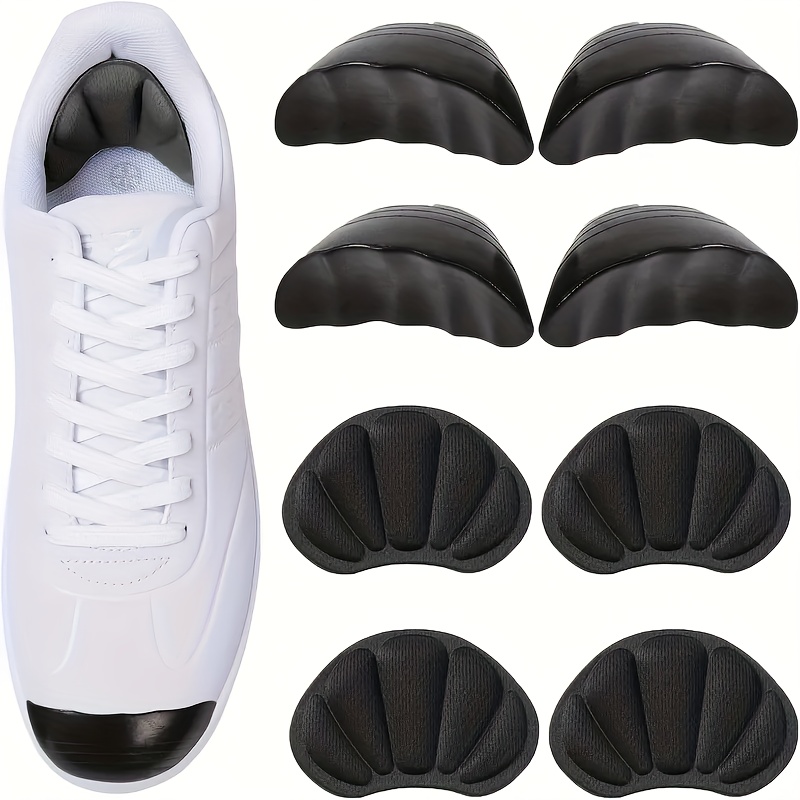E-shop 8-tlg./4 Paar Zehentrenner Fersenhalter-Set – Atmungsaktives Mesh strapazierfähiger Stoff, rutschfestes Design, einfach zu verwenden – Geeignet