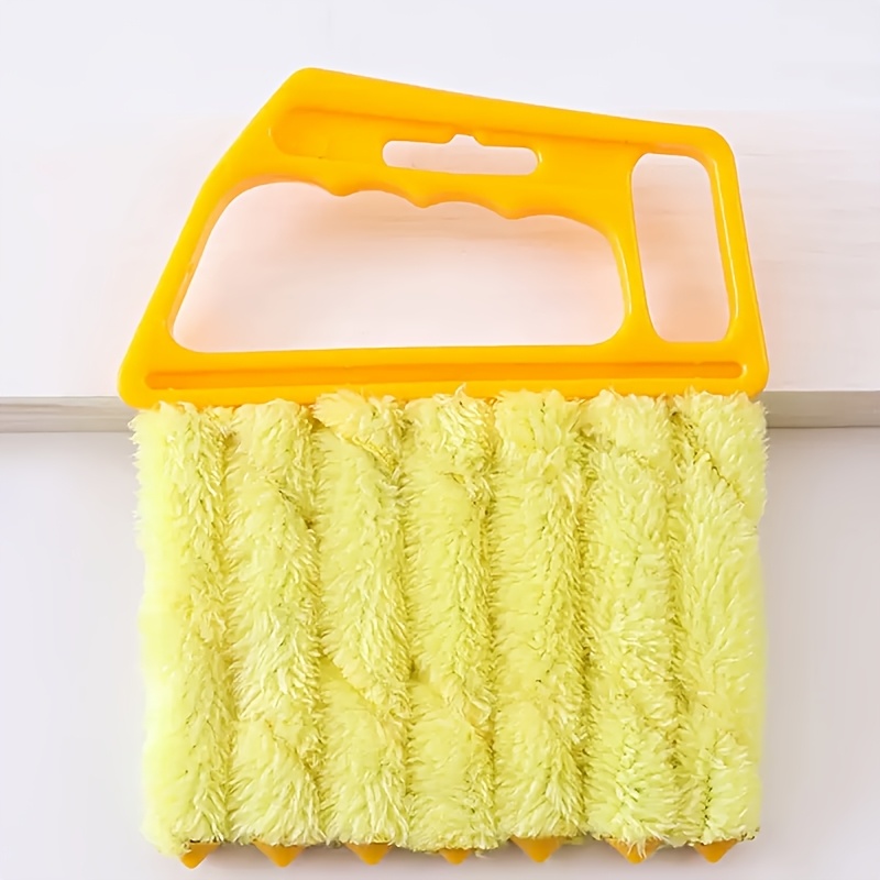 TEMU In 3 Colors, Microfiber Cleaning Brush With Soft Plush Bristles, A Multi-functional Household Cleaning Tool. New Blinds And Curtain Cleaning