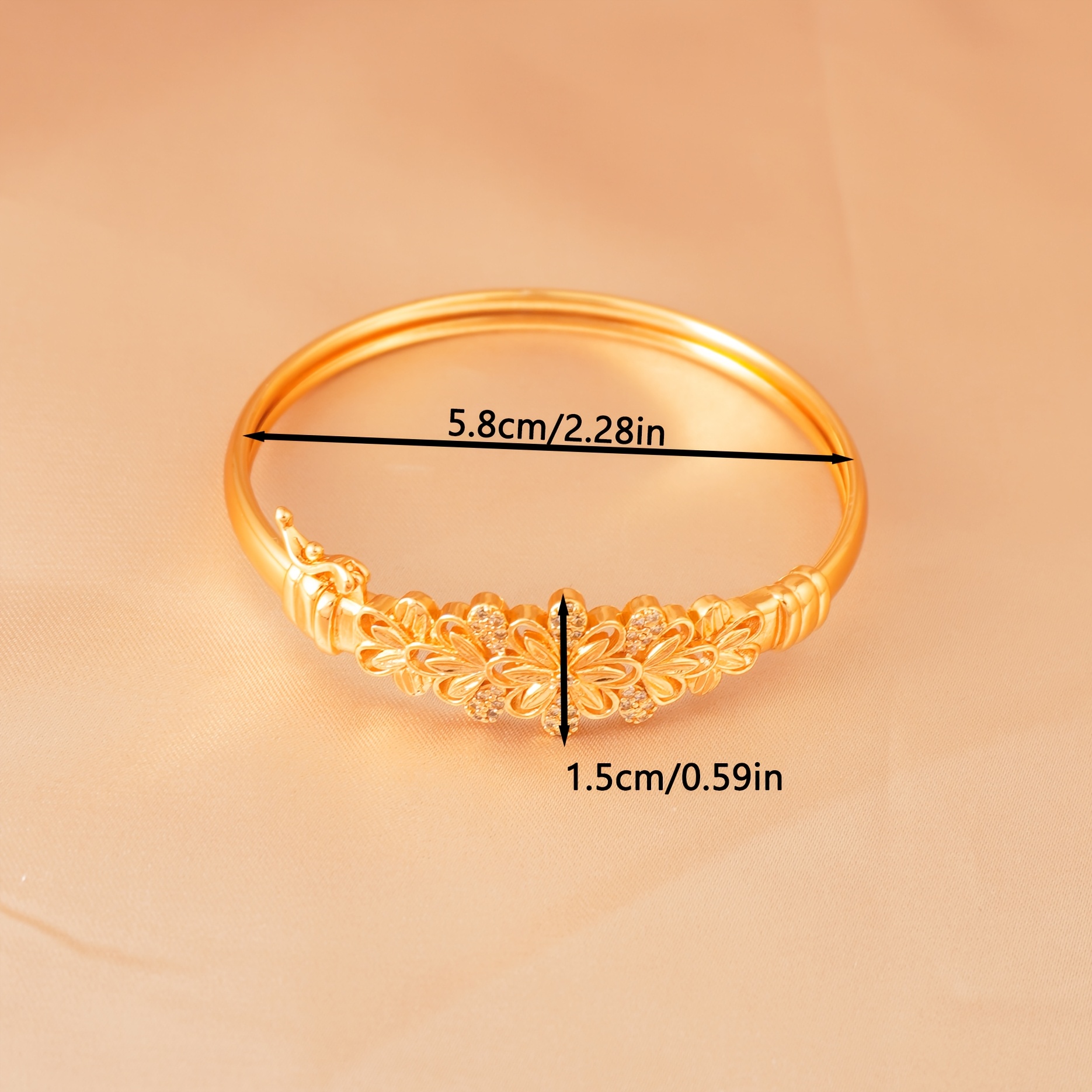 Elegant Bohemian Golden-Tone Bracelet Set with Sparkling Zirconia Accents – Intricate Floral and Geometric Designs, Ideal for Daily Wear & Special Occasions, Perfect Gift for Friends, Lovers, Mothers, Daily Wear Jewelry|Bohemian Style Bracelet|Open Cuff Bracelet
