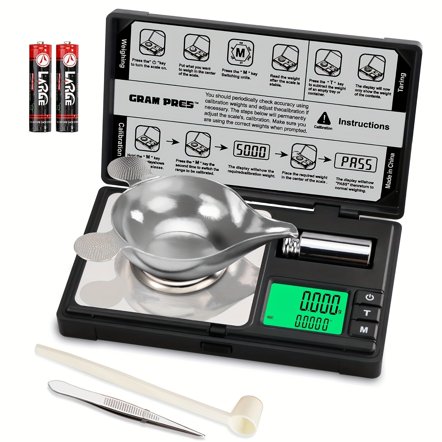 TEMU Digital Mini Pocket Scale 50g/0.001g Milligram Scale 0.001g For Weighing Powders Jewelry